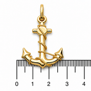 Ciondolo - 18 carati Oro giallo - Made in Italy - Handmade