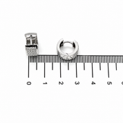 Orecchini - 18 carati Oro bianco - 0.64ct. tw. Diamante (Naturale) - Made in Italy - Handmade