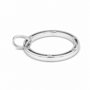Ciondolo - 18 carati Oro bianco - 0.06ct. tw. Diamante (Naturale) - Made in Italy - Handmade