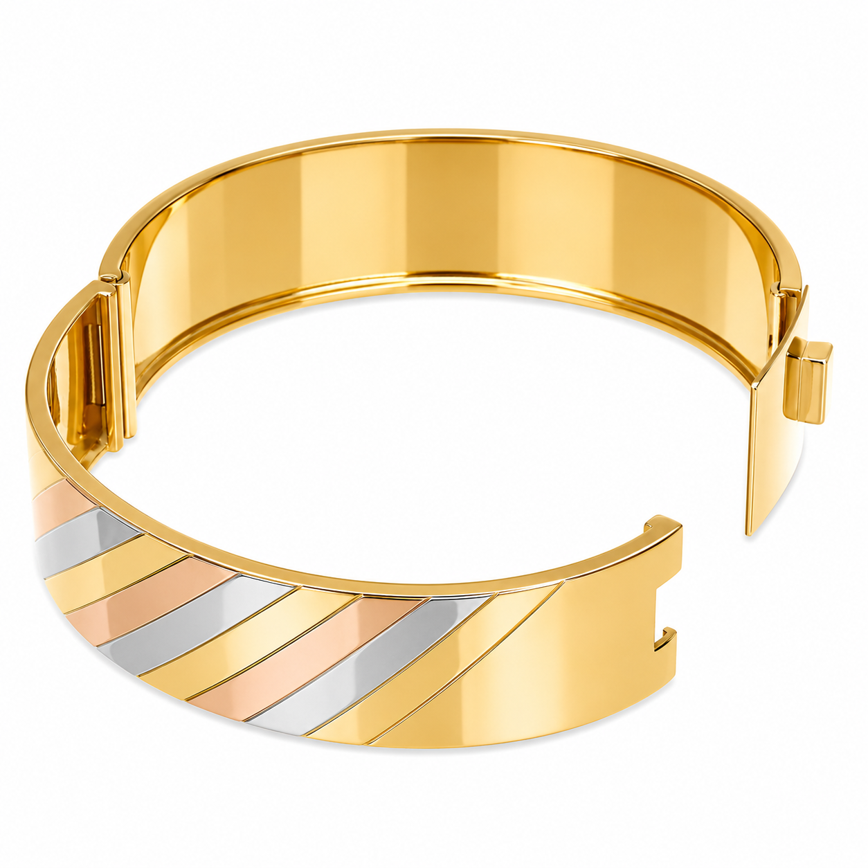 Bracciale - 18 carati Oro giallo, Oro rosa, Oro bianco - Made in Italy - Handmade