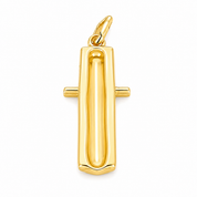 Ciondolo - 18 carati Oro giallo - Made in Italy - Handmade