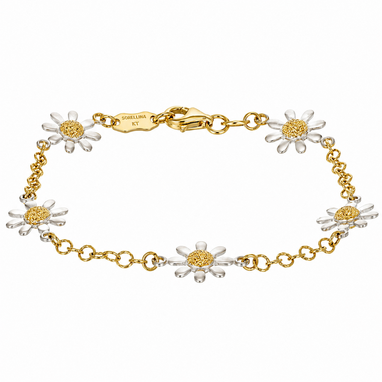 Bracciale - 18 carati Oro giallo, Oro bianco - Made in Italy - Handmade