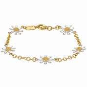 Bracciale - 18 carati Oro giallo, Oro bianco - Made in Italy - Handmade