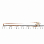 Collana con ciondolo - 18 carati Oro bianco, Oro giallo - 0.76ct. tw. Diamante (Naturale) - Made in Italy - Handmade