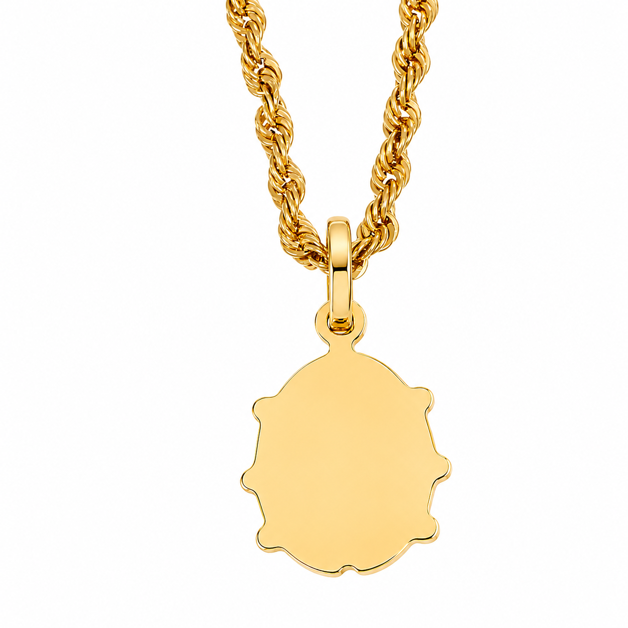 Collana con ciondolo - 18 carati Oro giallo - Handmade - Made in Italy