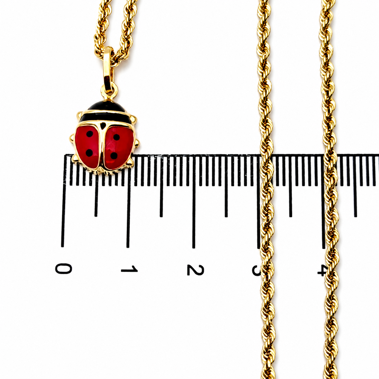 Collana con ciondolo - 18 carati Oro giallo - Handmade - Made in Italy