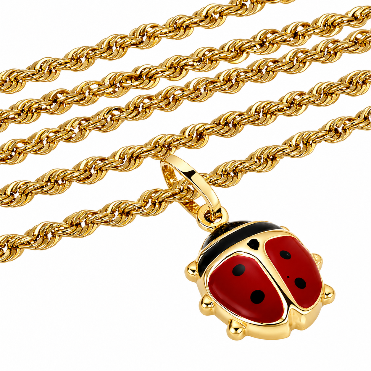 Collana con ciondolo - 18 carati Oro giallo - Handmade - Made in Italy