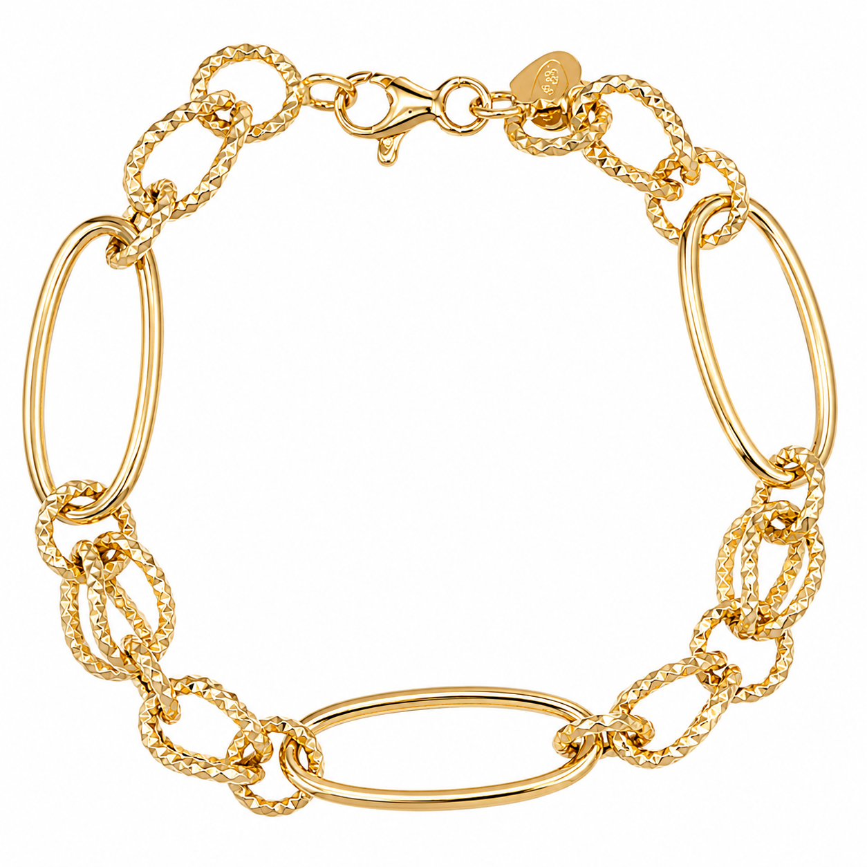 Bracciale - 18 carati Oro giallo - Made in Italy - Handmade