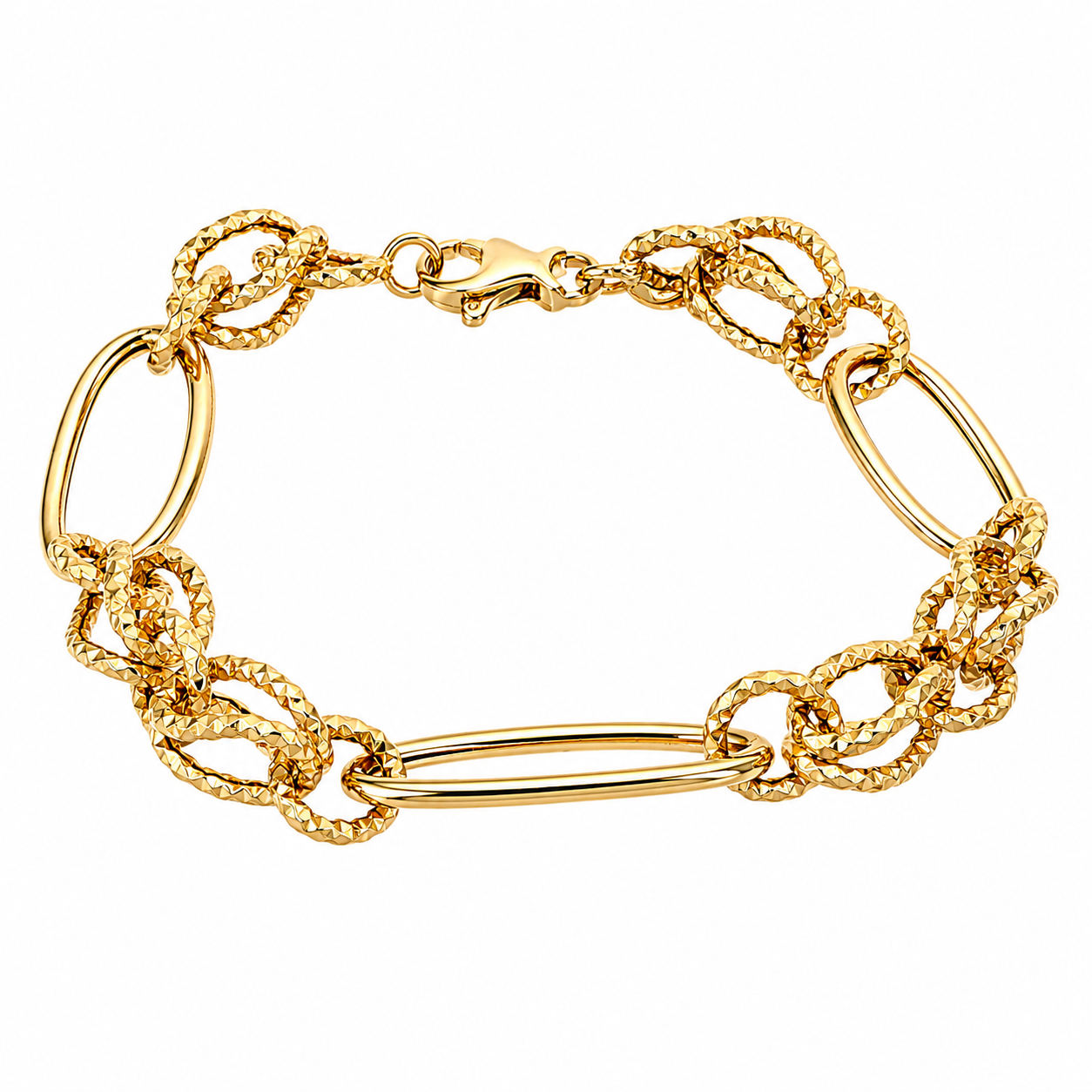 Bracciale - 18 carati Oro giallo - Made in Italy - Handmade