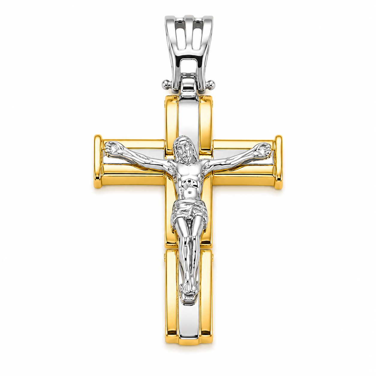 Ciondolo - 18 carati Oro giallo, Oro bianco - Made in Italy - Handmade