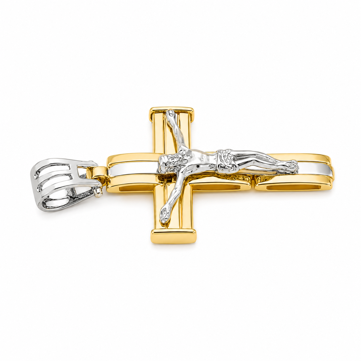Ciondolo - 18 carati Oro giallo, Oro bianco - Made in Italy - Handmade