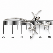 Ciondolo - 18 carati Oro bianco - 0.22ct. tw. Diamante (Naturale) - Made in Italy - Handmade