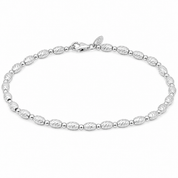 Bracciale - 18 carati Oro bianco - Made in Italy - Handmade