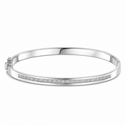 Bracciale - 18 carati Oro bianco - 0.24ct. tw. Diamante (Naturale) - Made in Italy - Handmade