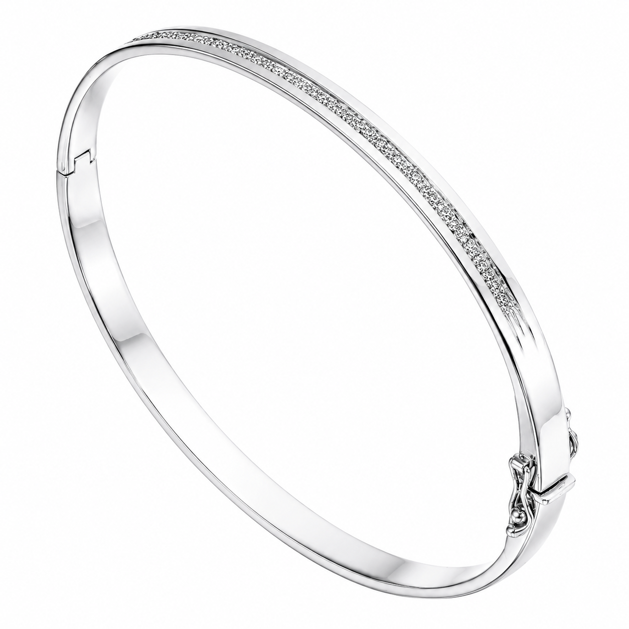 Bracciale - 18 carati Oro bianco - 0.24ct. tw. Diamante (Naturale) - Made in Italy - Handmade