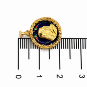 Ciondolo - 18 carati Oro giallo - Made in Italy - Handmade