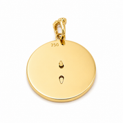 Ciondolo - 18 carati Oro giallo - Made in Italy - Handmade