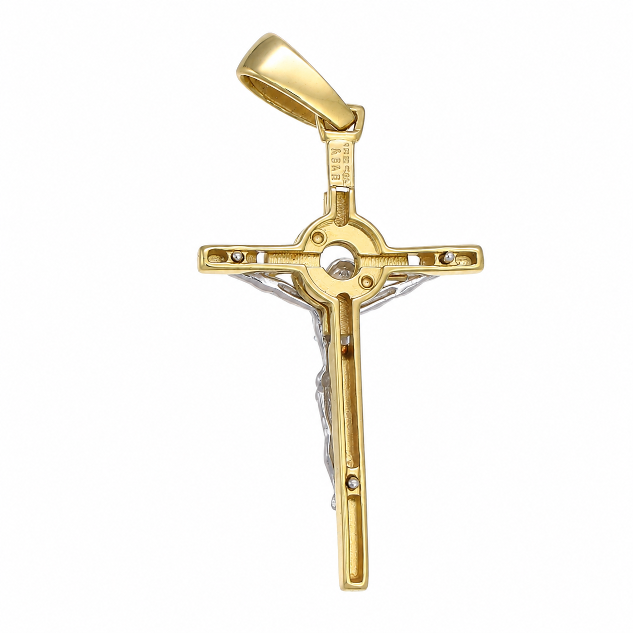Ciondolo - 18 carati Oro giallo, Oro bianco - Made in Italy - Handmade