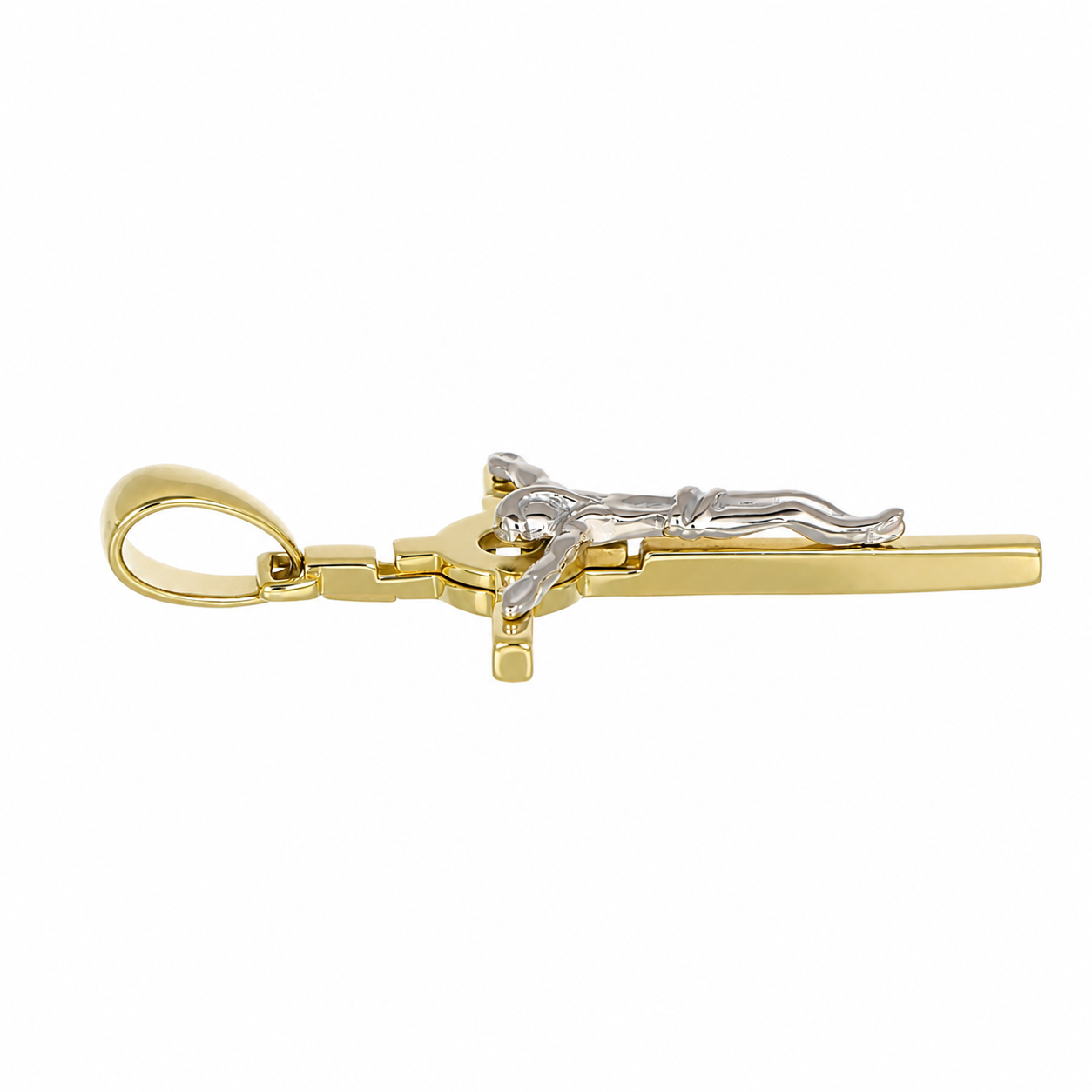 Ciondolo - 18 carati Oro giallo, Oro bianco - Made in Italy - Handmade