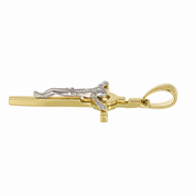 Ciondolo - 18 carati Oro giallo, Oro bianco - Made in Italy - Handmade