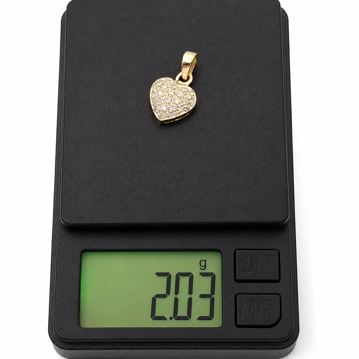 Ciondolo - 18 carati Oro giallo, Oro bianco - 0.345ct. tw. Diamante (Naturale) - Made in Italy - Handmade