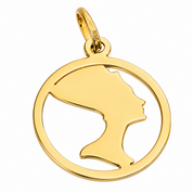 Ciondolo - 18 carati Oro giallo - Made in Italy - Handmade