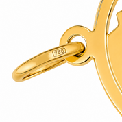 Ciondolo - 18 carati Oro giallo - Made in Italy - Handmade