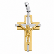 Ciondolo - 18 carati Oro giallo, Oro bianco - Made in Italy - Handmade
