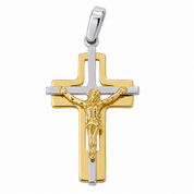 Ciondolo - 18 carati Oro giallo, Oro bianco - Made in Italy - Handmade