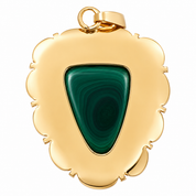 Ciondolo - 18 carati Oro giallo, Agata - Made in Italy - Handmade