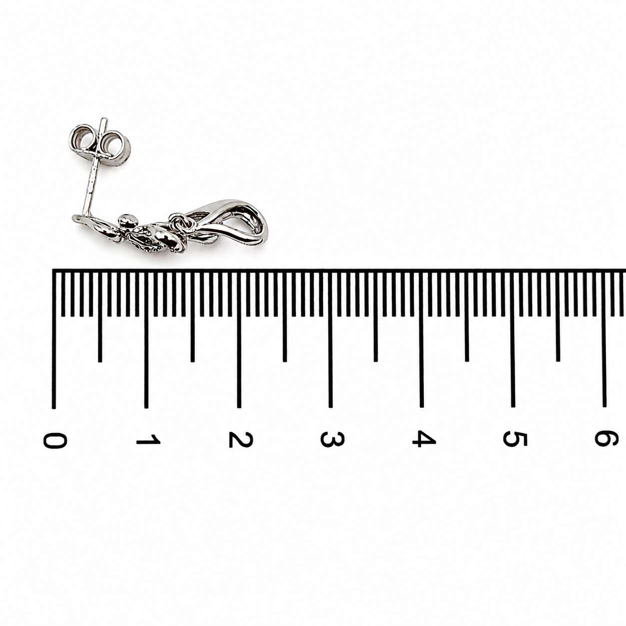 Parure Collana con ciondolo e orecchini - 18 carati Oro bianco - 0.33ct. tw. Diamante (Naturale) - Made in Italy - Handmade