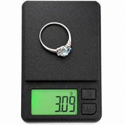 Anello - 18 carati Oro bianco - 1.34ct. tw. Acquamarina - Diamante - Made in italy -Handmade