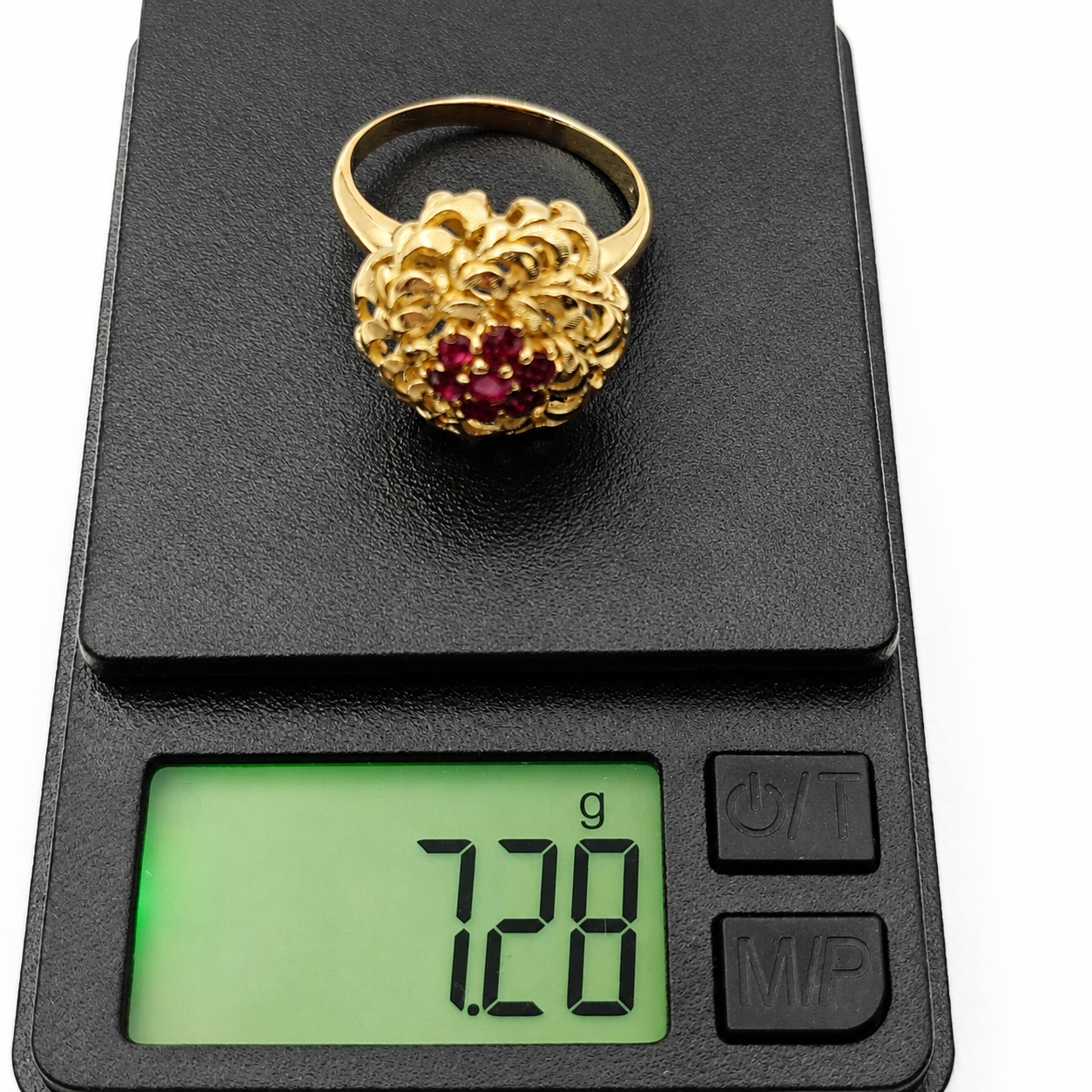 Anello - 18 carati Oro giallo - 0.35ct. tw. Rubino - Made in Italy - Handmade