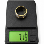 Anello - 18 carati Oro bianco, Oro giallo - 0.14ct. tw. Diamante (Naturale) - Made in Italy - Handmade