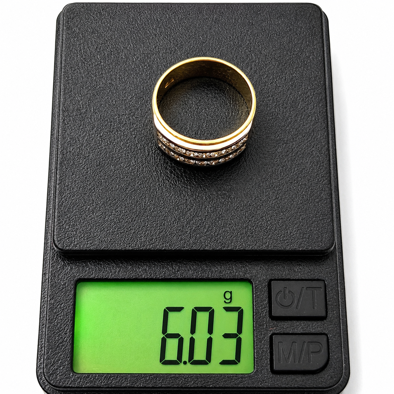 Anello - 18 carati Oro bianco, Oro giallo - 0.81ct. tw. Diamante (Naturale) - Made in Italy - Handmade