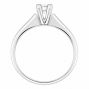 Anello - 18 carati Oro bianco - 0.20ct. tw. Diamante (Naturale) - Made in Italy - Handmade