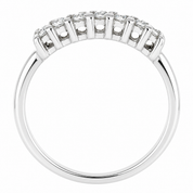 Anello - 18 carati Oro bianco - 0.21ct. tw. Diamante (Naturale) - Handmade - Made in Italy