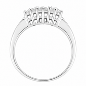 Anello - 18 carati Oro bianco - 0.27ct. tw. Diamante (Naturale) - Made in Italy