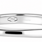 Anello - 18 carati Oro bianco - 0.27ct. tw. Diamante (Naturale) - Made in Italy