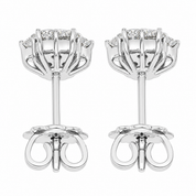 Orecchini - 18 carati Oro bianco - 1.12ct. tw. Diamante (Naturale) - Made in Italy - Handmade