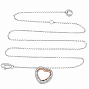 Damiani - Collana con ciondolo - 18 carati Oro bianco, Oro rosa - 0.80ct. tw. Diamante (Naturale) - Made in Italy - Handmade