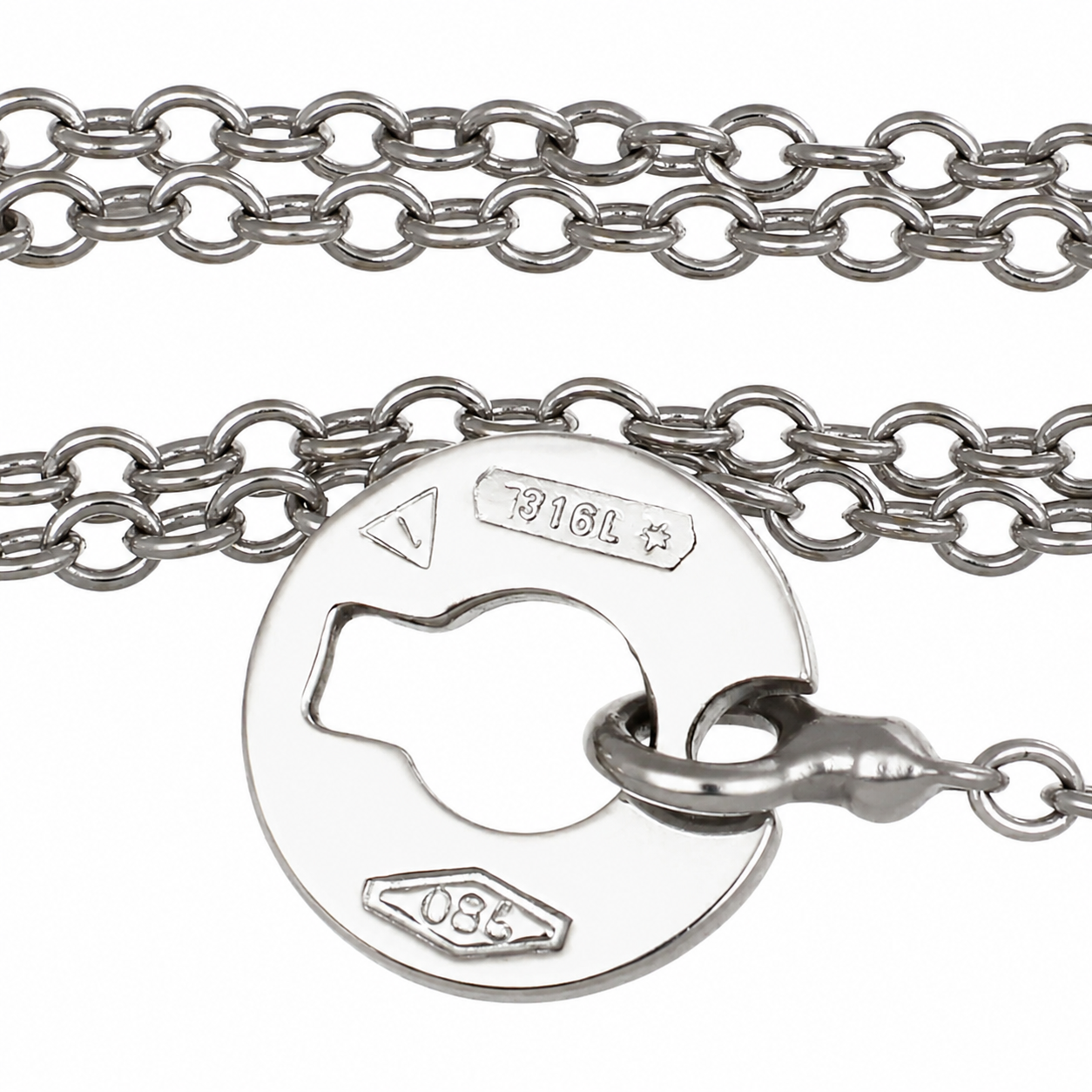Damiani - Collana con ciondolo - 18 carati Oro bianco, Oro rosa - 0.80ct. tw. Diamante (Naturale) - Made in Italy - Handmade