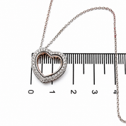 Damiani - Collana con ciondolo - 18 carati Oro bianco, Oro rosa - 0.80ct. tw. Diamante (Naturale) - Made in Italy - Handmade
