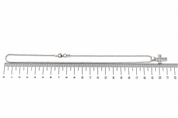 Collana con ciondolo - 18 carati Oro bianco - 0.30ct. tw. Diamante (Naturale) - Made in Italy - Handmade