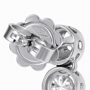 Orecchini - 18 carati Oro bianco - 1.32ct. tw. Diamante (Naturale) - Made in Italy - Handmade