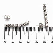 Orecchini - 18 carati Oro bianco - 1.32ct. tw. Diamante (Naturale) - Made in Italy - Handmade