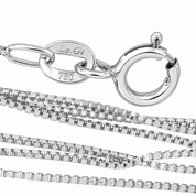 Collana con ciondolo - 18 carati Oro bianco - 0.525ct. tw. Diamante (Naturale) - Made in Italy - Handmade