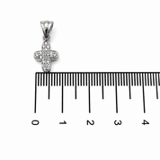 Ciondolo - 18 carati Oro bianco - 0.17ct. tw. Diamante (Naturale) - Made in Italy - Handmade