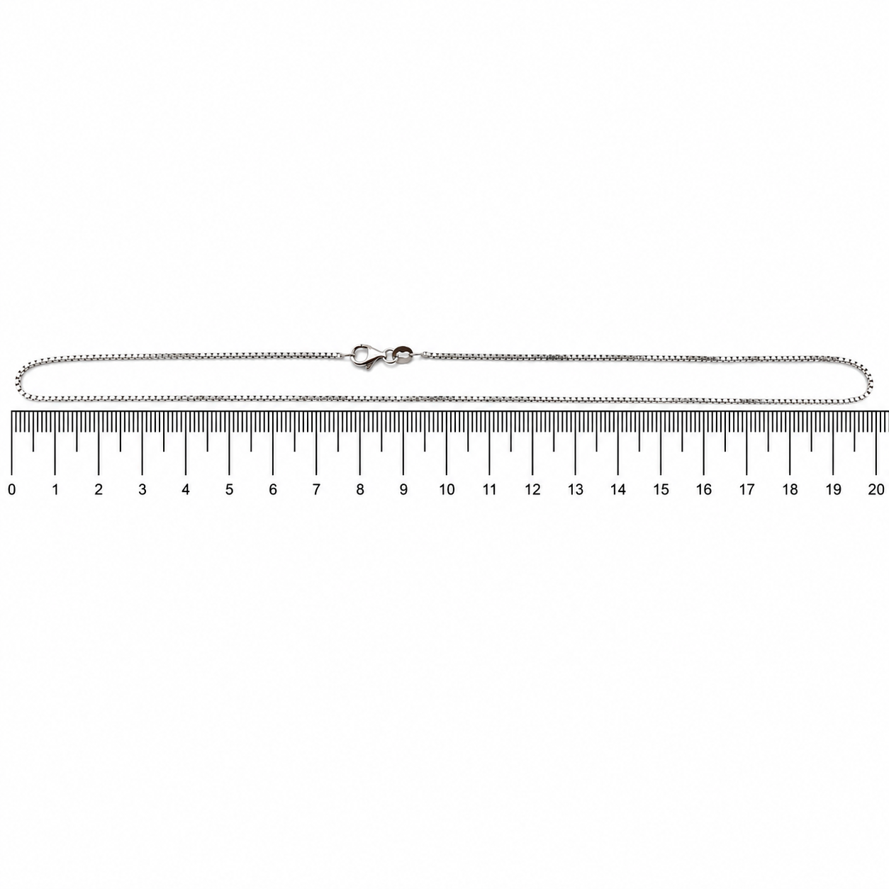 Collana - 18 carati Oro bianco - Made in Italy - Handmade