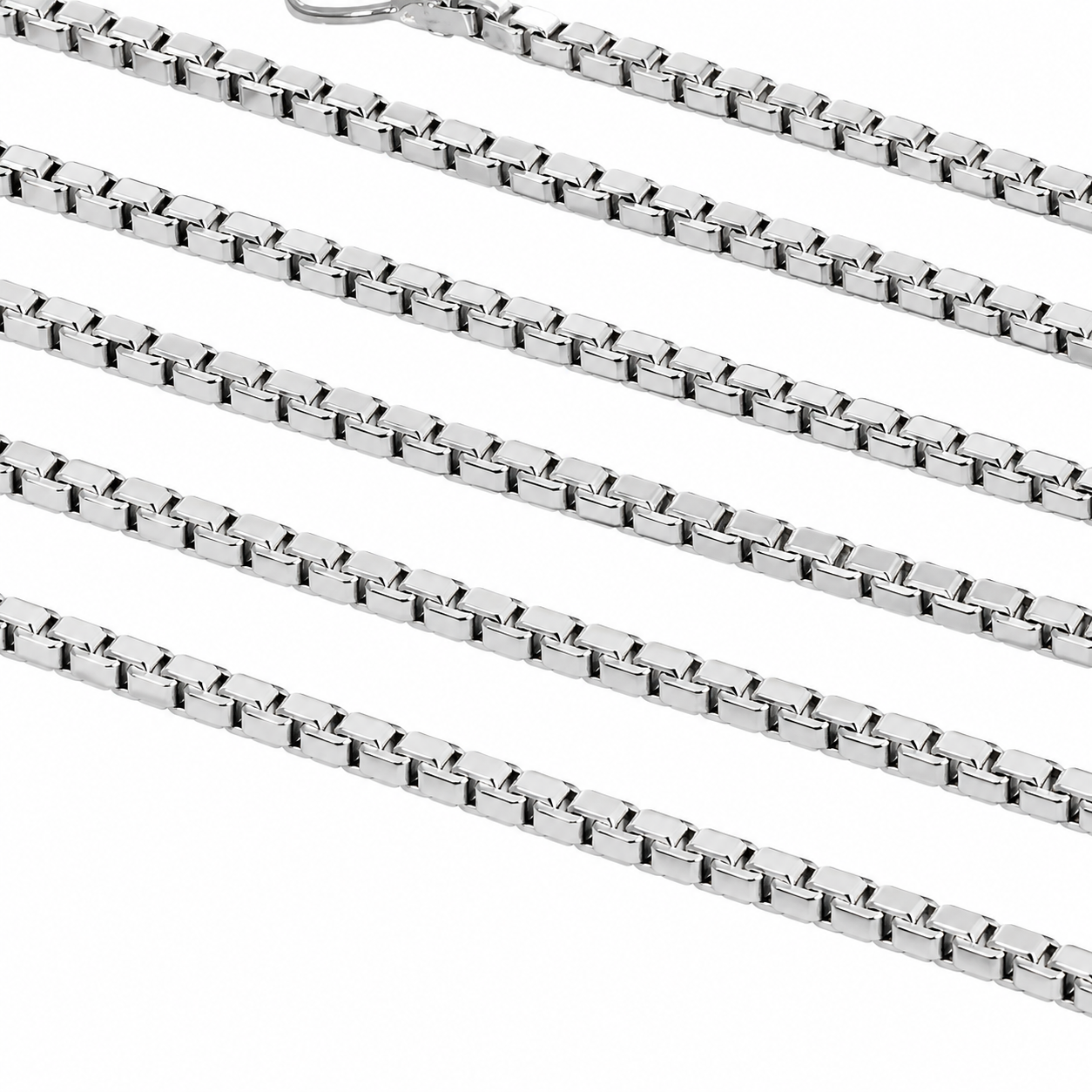Collana - 18 carati Oro bianco - Made in Italy - Handmade